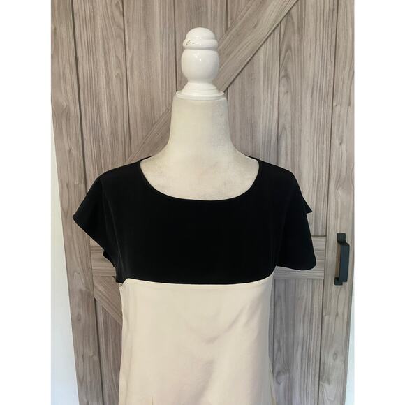 Tibi analog, print aline silk, easy dress size 4 - Picture 4 of 11